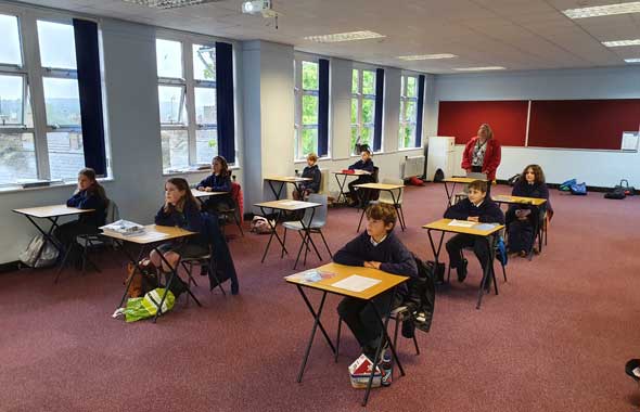 Stamford pupils back in the classroom