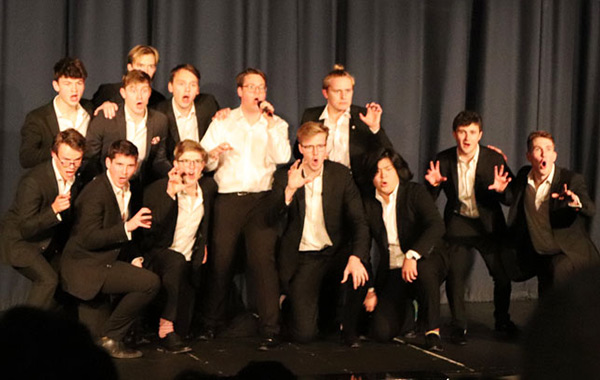 Jaw-dropping harmonies, inventive lyrics and slick dance moves: Thursday night was a cappella night at Downside School as singing sensation The Other Guys performed a medley of songs in the school’s theatre.